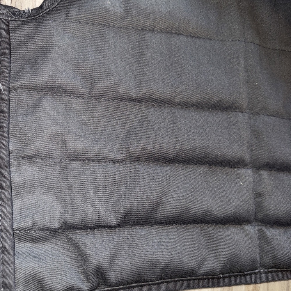 Party Animal Cool Cooling Vest Adult Men's Size Medium Black Biker Eagle Flag - Picture 4 of 9